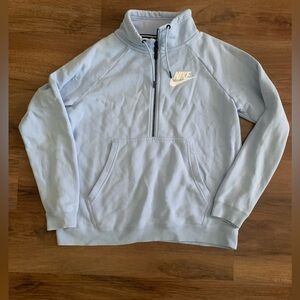 Nike Quarter Zip Baby Blue